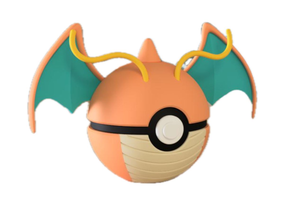 3D-gedruckten Drachen-Premium-Sammelball Charakterball - Perfekt für Sammler und Cosplay-Fans