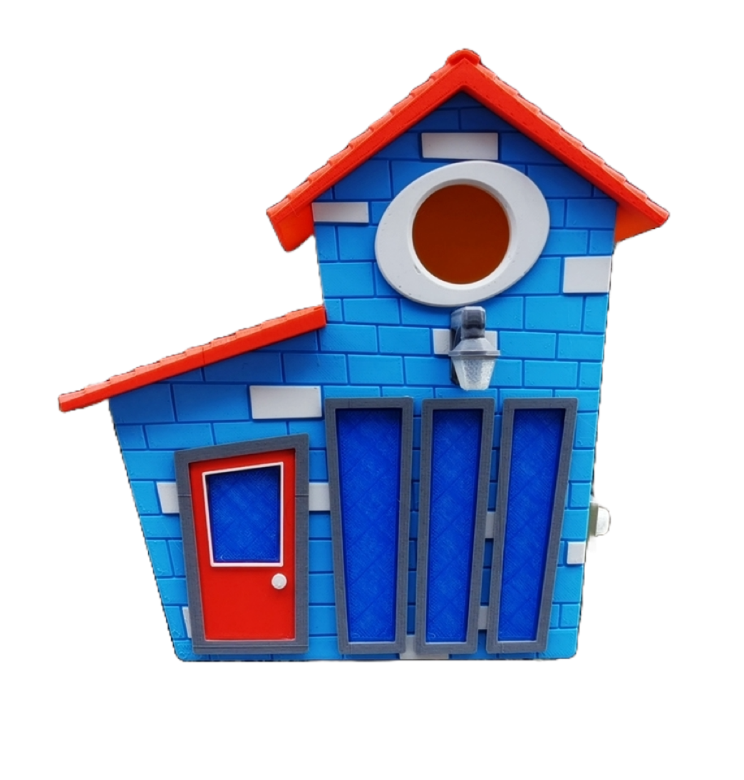 Birdhouse "Quirky Dream House" – Your imaginative home for feathered friends! 🏡✨