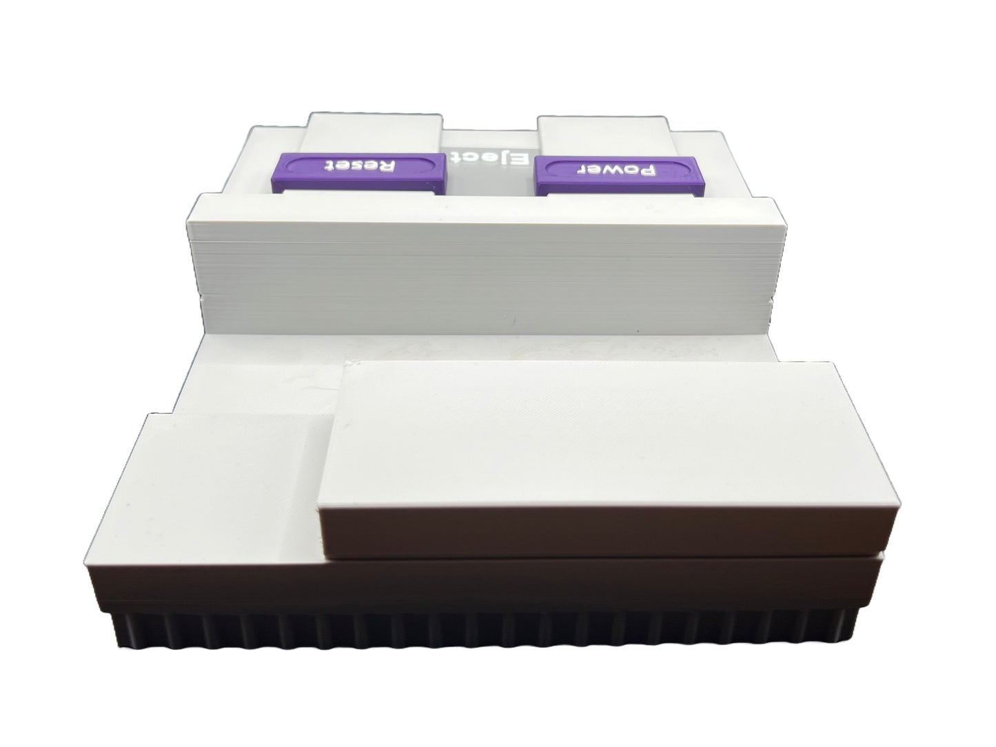 SNES Design Dock für Nintendo Switch – Retro 3D-Druck Halterung im Super Nintendo Look – Stylisches Zubehör für Fans & Sammler