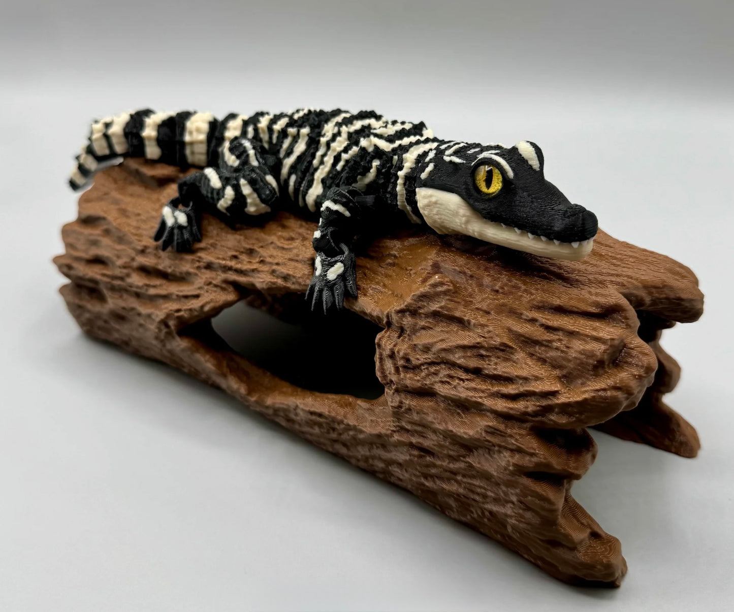 Movable Crocodile | Lizard 3D Printed Figure | Alligator Decoration