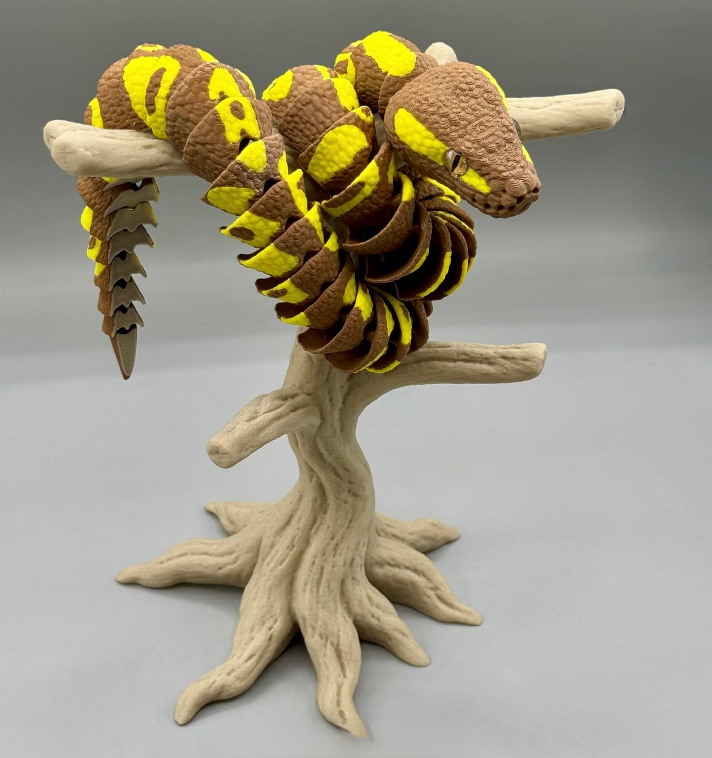 Display Stand für Reptilien Figuren | Halterung für Schlangen & Echsen | 3D-Druck Deko