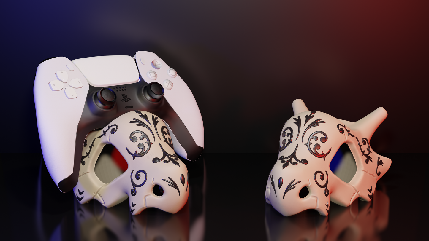 Knogga Controller Halterung – Dein kunstvoller Ständer für PS & Xbox! 💀🌺