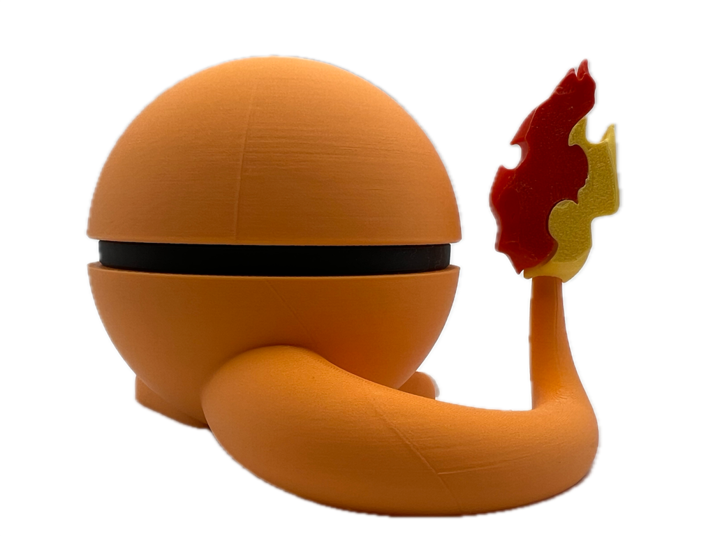 3D-printed Fire Starter Ball Character Ball - Perfect for collectors and cosplay fans