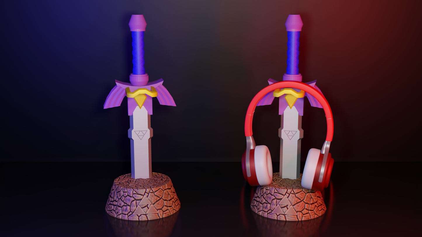 Zelda Master-Schwert Kopfhörerhalterung – Der legendäre Ständer für dein Gaming-Setup! ⚔️🛡️