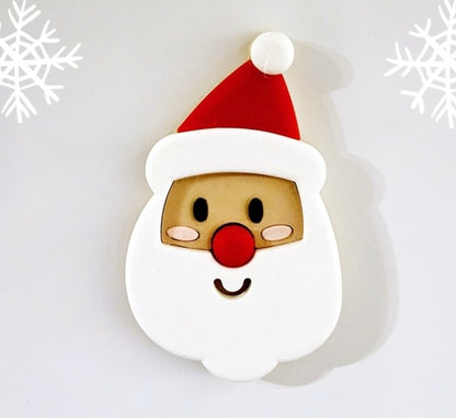 Weihnachtsmann Kühlschrankmagnet – Niedliche 3D-gedruckte Weihnachtsdeko! 🎅🏻❤️