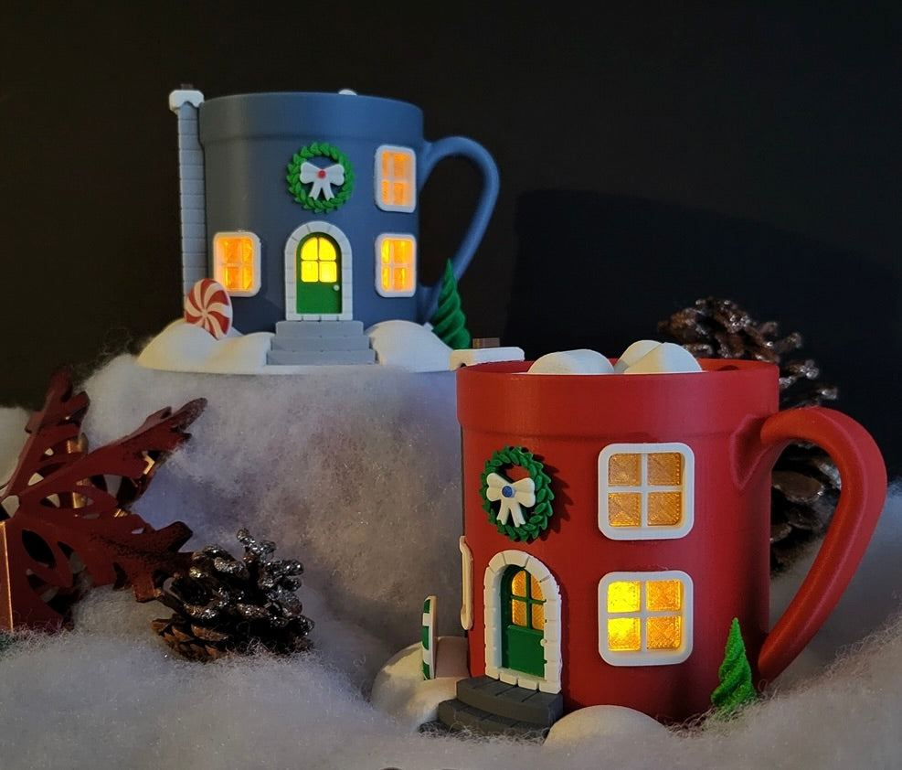 Christmas House Mug – Your bright &amp; cozy winter decoration! ☕🏠