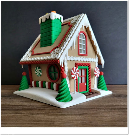 Großes Lebkuchenhaus – Leuchtende Weihnachtsdeko & Süßigkeiten-Versteck! 🍬🏠