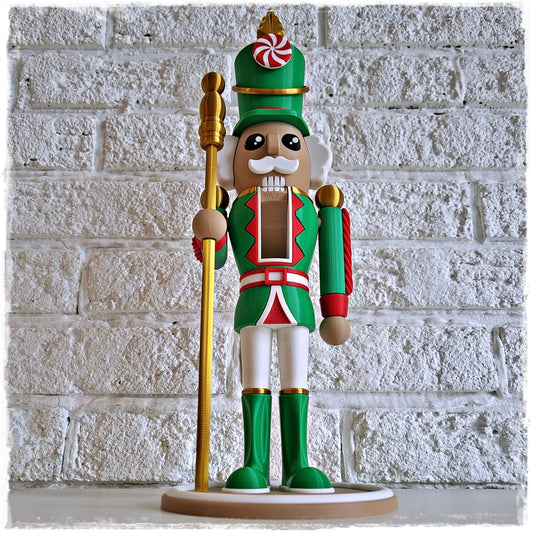 🎄 Decorative Nutcracker "Classic" | 3D Printed Christmas Figure 🎅
