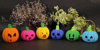 Halloween Kürbis mit Gesicht – Deine leuchtende Herbst- & Halloween-Dekoration! 🎃👻