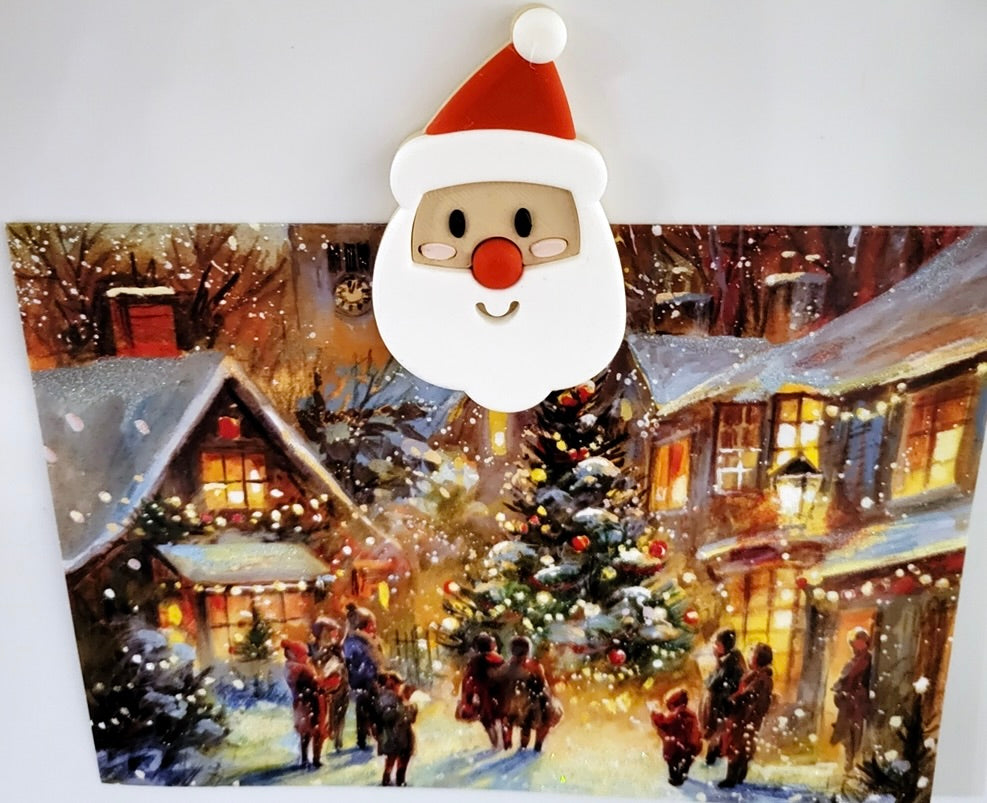 Weihnachtsmann Kühlschrankmagnet – Niedliche 3D-gedruckte Weihnachtsdeko! 🎅🏻❤️