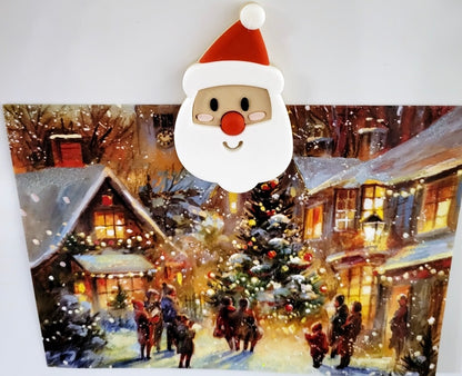 Weihnachtsmann Kühlschrankmagnet – Niedliche 3D-gedruckte Weihnachtsdeko! 🎅🏻❤️