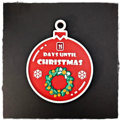 🎄 Christbaumschmuck "Christmas Countdown" | Adventskalender zum Aufhängen 🎅