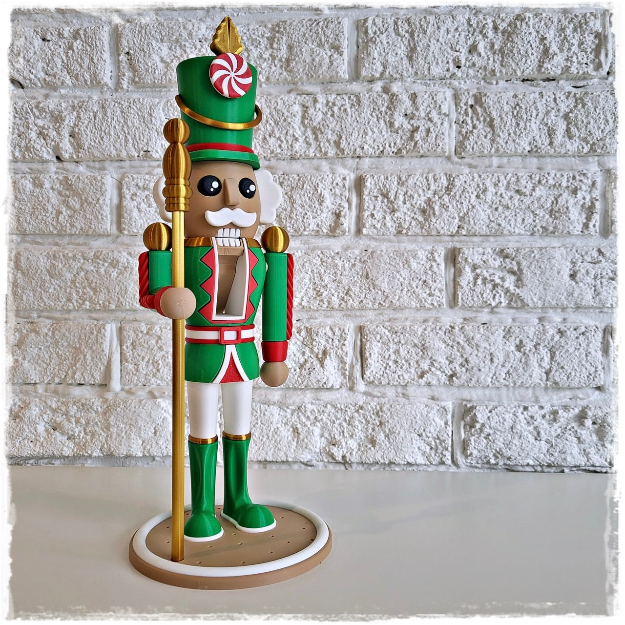 🎄 Decorative Nutcracker "Classic" | 3D Printed Christmas Figure 🎅