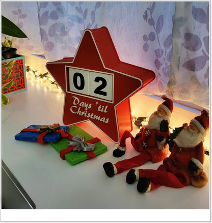 🎄 Adventskalender "Weihnachtsstern" | Countdown mit Würfeln ⭐