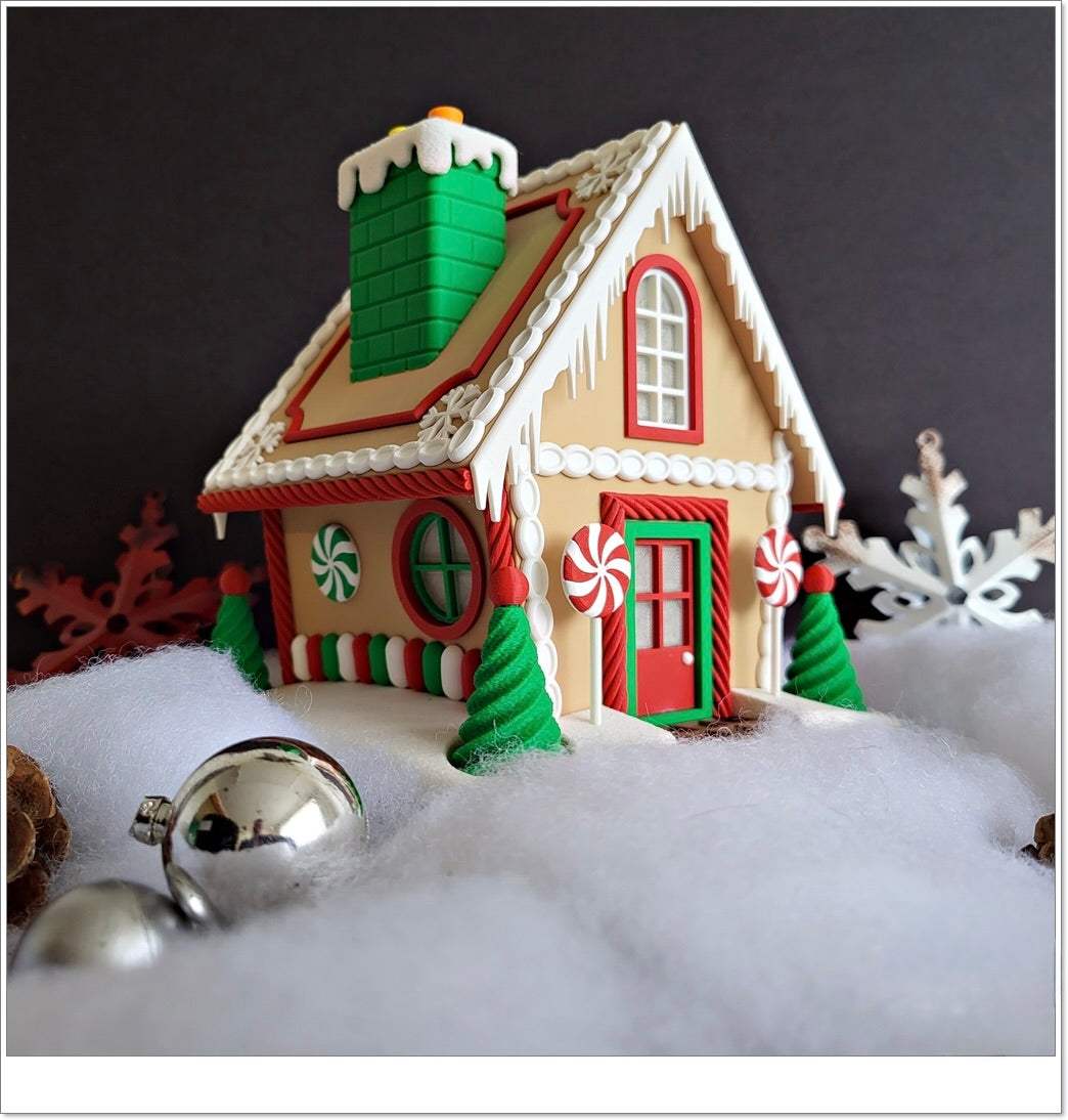 Großes Lebkuchenhaus – Leuchtende Weihnachtsdeko & Süßigkeiten-Versteck! 🍬🏠