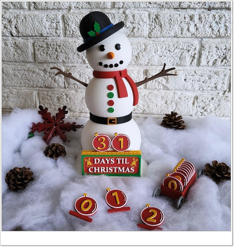 Schneemann Adventskalender – Dein leuchtender Countdown bis Weihnachten! ⛄🎄