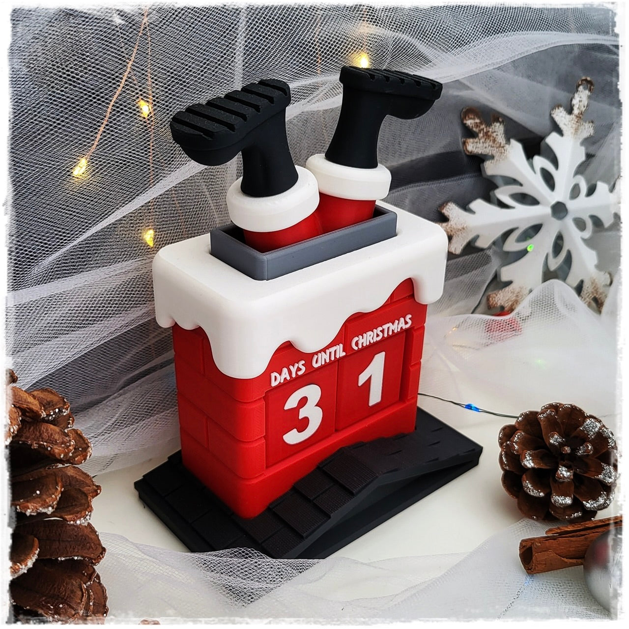 Weihnachtsmann-Kamin Adventskalender – Der witzigste Countdown bis Weihnachten! 🎅🏻🔥