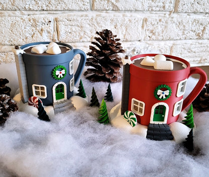 Christmas House Mug – Your bright &amp; cozy winter decoration! ☕🏠