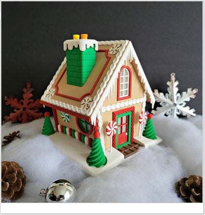 Großes Lebkuchenhaus – Leuchtende Weihnachtsdeko & Süßigkeiten-Versteck! 🍬🏠