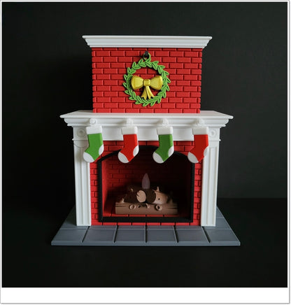 Leuchtender Weihnachtskamin – Deine gemütliche & festliche Winterdekoration! 🔥🎄