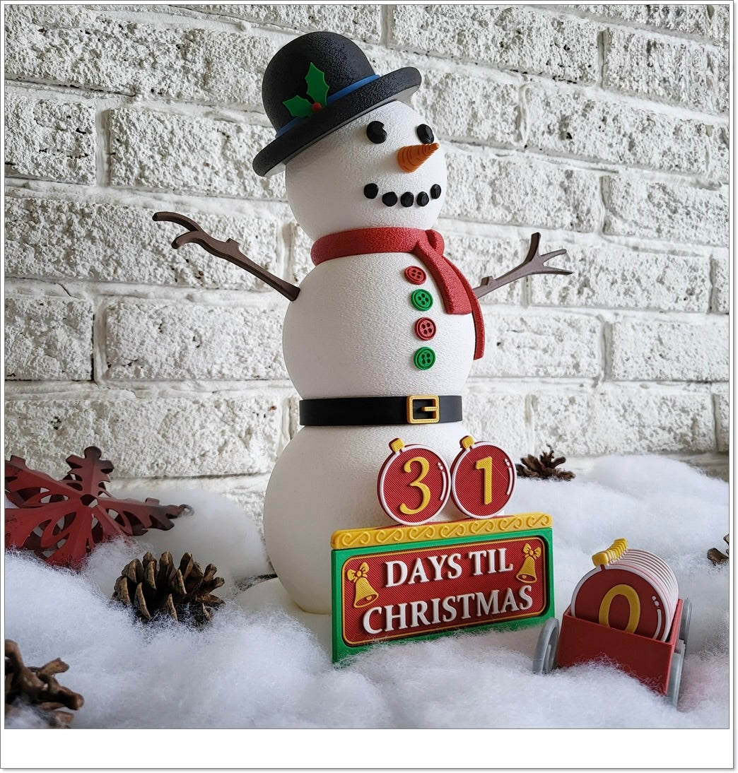 Schneemann Adventskalender – Dein leuchtender Countdown bis Weihnachten! ⛄🎄