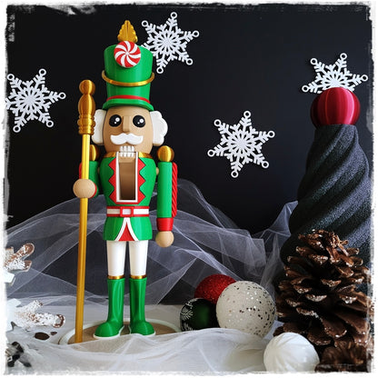 🎄 Decorative Nutcracker "Classic" | 3D Printed Christmas Figure 🎅