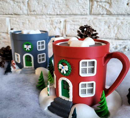 Christmas House Mug – Your bright &amp; cozy winter decoration! ☕🏠
