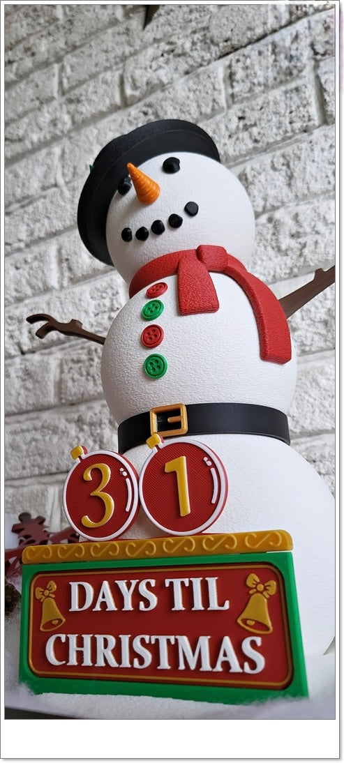 Schneemann Adventskalender – Dein leuchtender Countdown bis Weihnachten! ⛄🎄