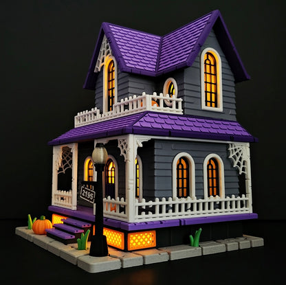 Beleuchtetes Halloween-Spukhaus – Deine ultimative Grusel-Dekoration! 👻🎃