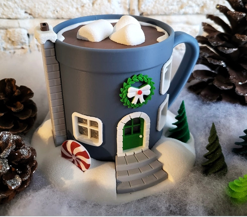 Christmas House Mug – Your bright &amp; cozy winter decoration! ☕🏠