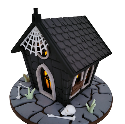 Beleuchtete Halloween-Kapelle – Deine ultimative Grusel-Dekoration! ⛪💀