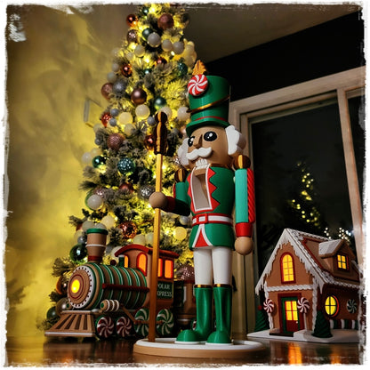 🎄 Decorative Nutcracker "Classic" | 3D Printed Christmas Figure 🎅