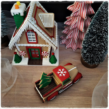 🎄 Christmas Truck "Gingerbread Express" | Christmas Decoration Car 🚚