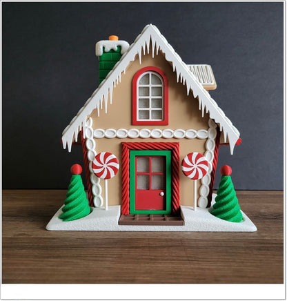 Großes Lebkuchenhaus – Leuchtende Weihnachtsdeko & Süßigkeiten-Versteck! 🍬🏠