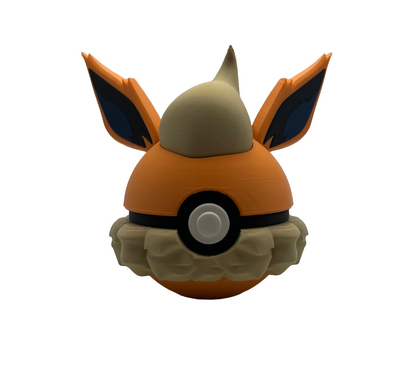 3D-printed Fire Evolution Ball (Fire Evolution Ball) Character Ball - Perfect for collectors and cosplay fans