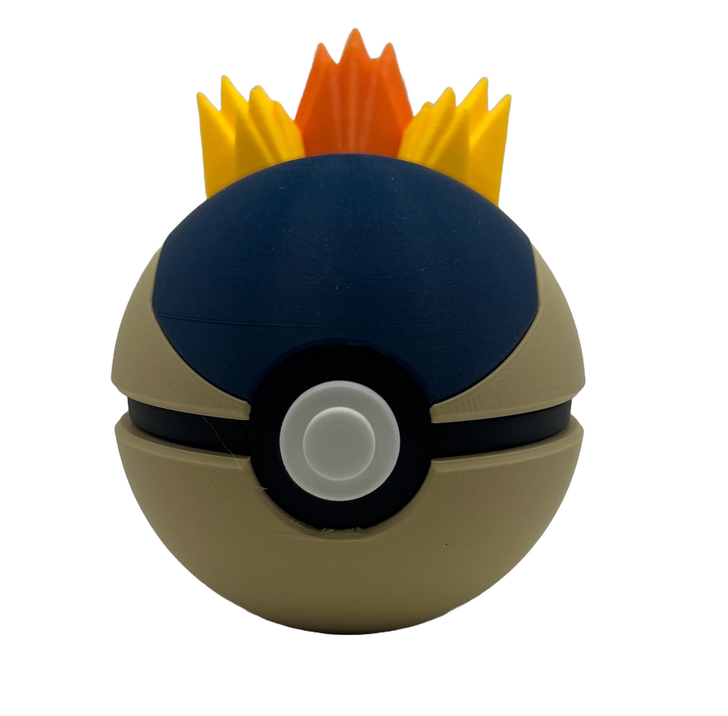 Feuer-Igel Charakterball – Dein 3D-gedruckter Feuer-Igel für Sammler & Cosplay! 🔥🧡