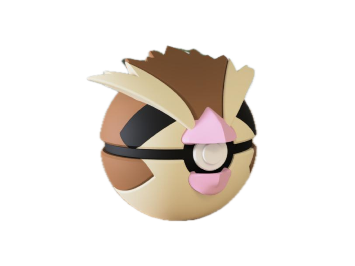 3D-gedruckten Vogel-Kreatur Ball (Vogel-Kreatur Ball) Charakterball - Perfekt für Sammler und Cosplay-Fans