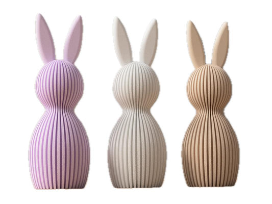 Modern Easter Bunny – 3D Printed Decorative Figure in over 40 Colors