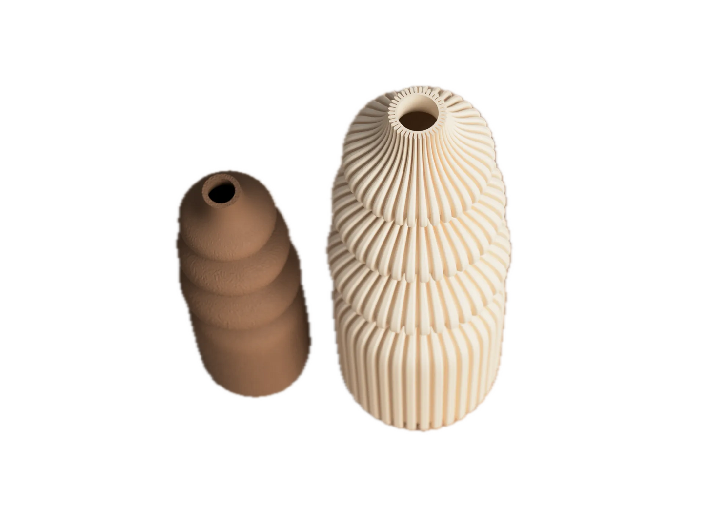 Cascade - Moderne Designvase in zwei Varianten und über 40 Farben