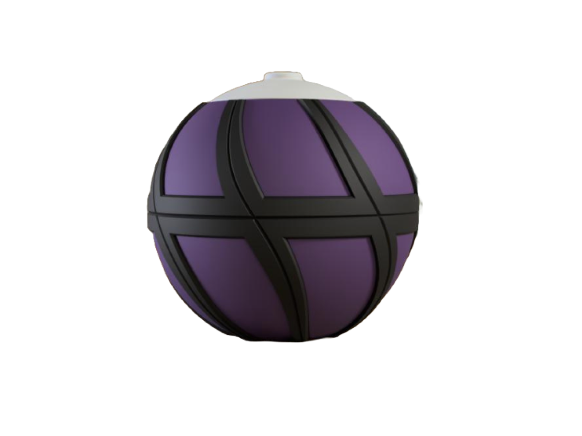Kreaturen Finsterball (Dark Ball) – Einzigartiges 3D-gedrucktes Sammlerstück! 🌑💜