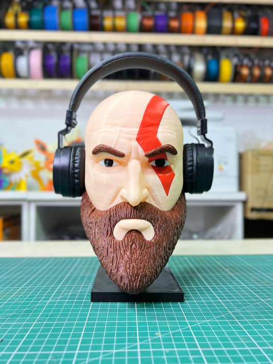 Kratos Headphone Holder – Stylish Headset Stand for Gamers &amp; God of War Fans