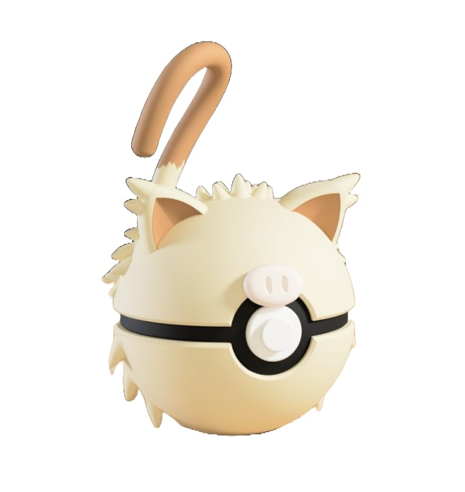 Affen-Kreatur Charakterball – Einzigartiges 3D-gedrucktes Sammlerstück! 🐵😠