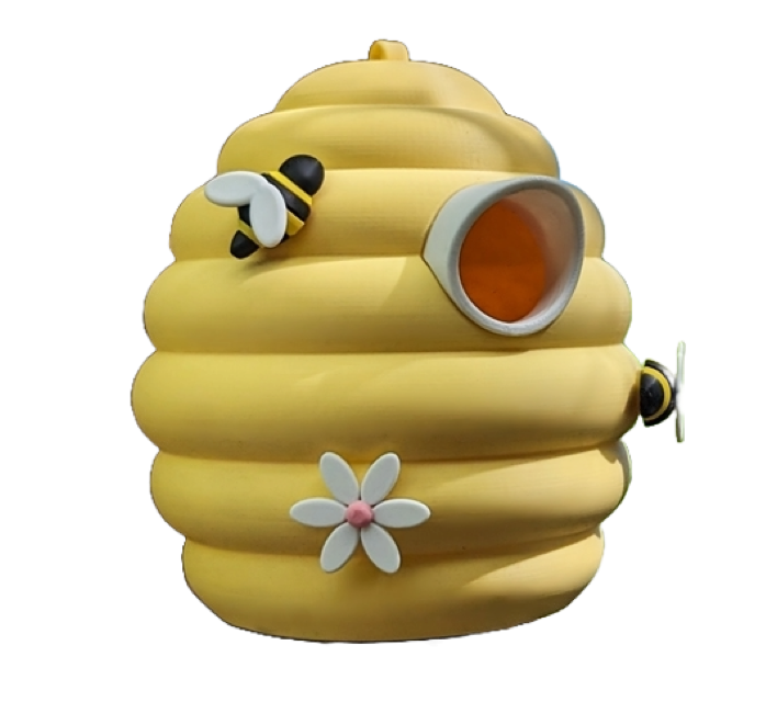 Vogelhaus "Süßer Bienenkorb" – Dein summendes Zuhause für gefiederte Freunde! 🐝🐦