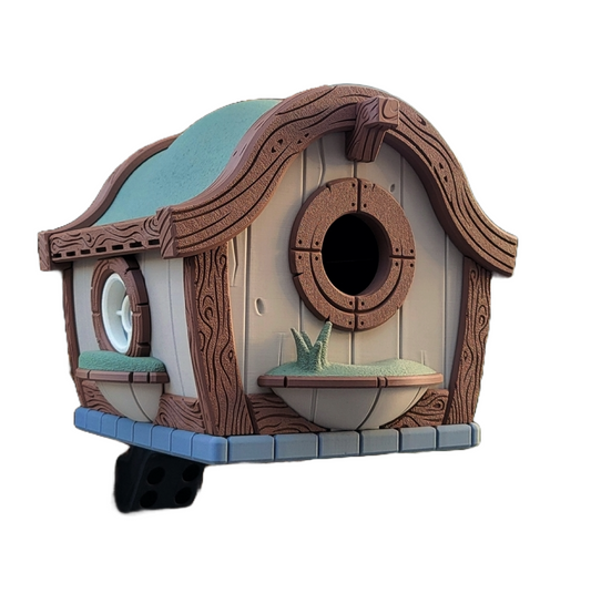 Birdhouse "Enchanted Cottage" – Your magical home for birds &amp; clever camera hiding place! 🏡✨