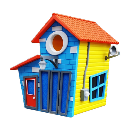 Birdhouse "Quirky Dream House" – Your imaginative home for feathered friends! 🏡✨