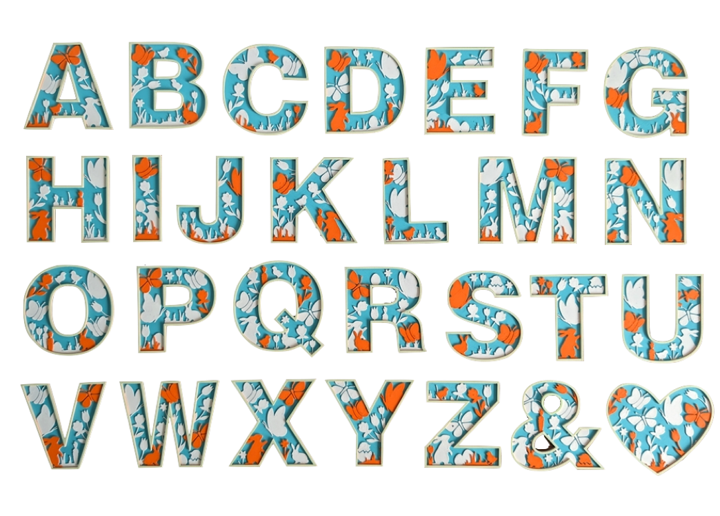 Personalized letters &amp; symbols – your individual spring and Easter paradise! 🌷