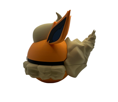 3D-printed Fire Evolution Ball (Fire Evolution Ball) Character Ball - Perfect for collectors and cosplay fans