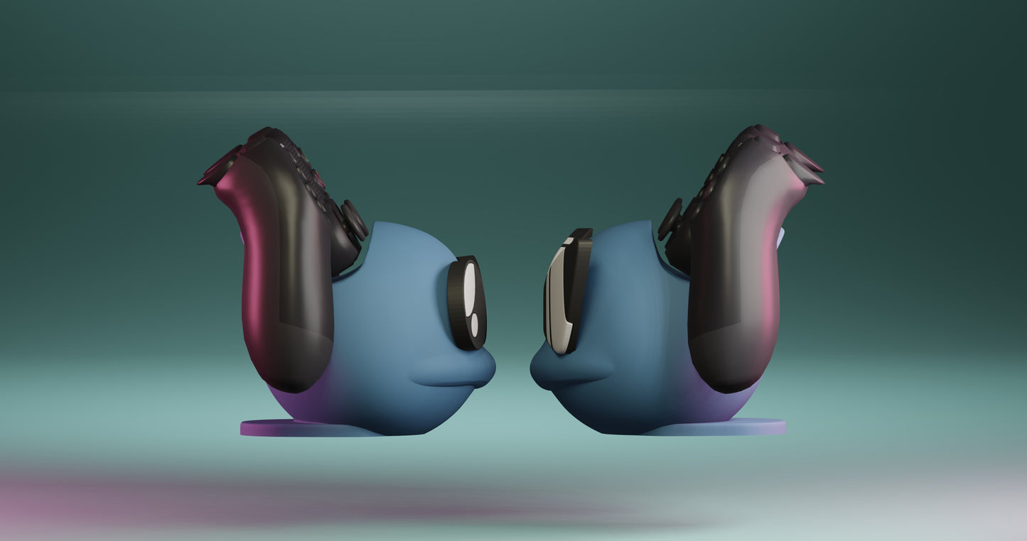 3D Printed Squirtle Controller Holder | Gaming Accessory Pokémon Design | Compatible with All Controllers | Geek Gift