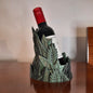 Elegant leaf wine bottle holder – nature-inspired decoration for your home! 🌿🍷