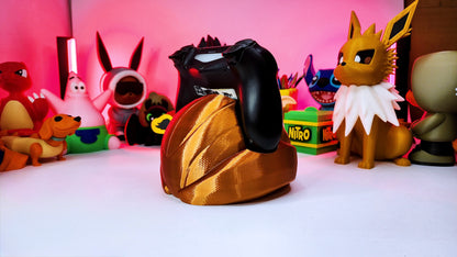 Samus Aran Helm Controller Holder – Legendary stand for your gaming setup! 🚀🔴